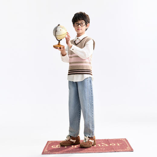 男女童V领背心秋季新款安奈儿童装EM532517 商品图6