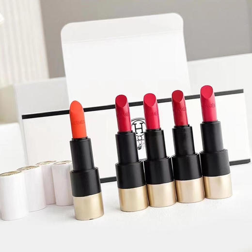【配赠礼袋  】Hermes爱马仕口红小样礼盒1.5g*5支 （#21+#75+#64+#68+#85） 香港直邮 商品图4