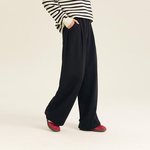 笛莎Deesha青少年女童裤子2025秋季女童长简约慵懒百搭长裤 商品图7