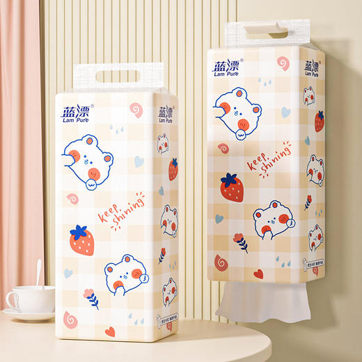 【1包顶5包！萌宠陪伴，气柔触感】蓝漂壁挂式抽纸上线！挂墙即用，8000张超值整箱送挂钩，蓬蓬柔软让肌肤爱上它❤️ 商品图7