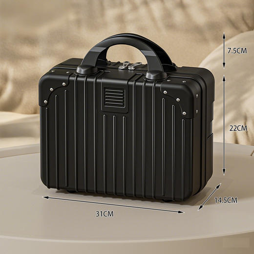 【可靠拉杆箱上】新款14寸大容量手提箱行李箱化妆箱节日伴手礼礼品箱收纳箱。ry 商品图11