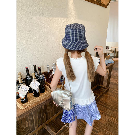 【110元任选2件】最后一波现货！韩系木耳边V领设计T恤 商品图4