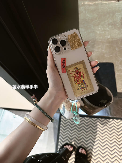 藏式蓝水翡翠手串 商品图4