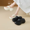 西遇超厚底人字拖女外穿夏季新款休闲沙滩鞋小个子增高凉拖鞋K1156819 商品缩略图0