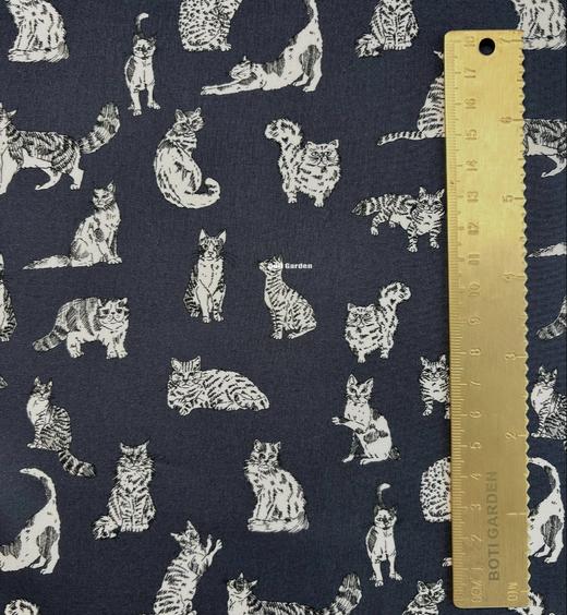 LT280D 动物系列胶囊限定 MEOW 喵星日常 深灰色 猫咪 269元/米 商品图1