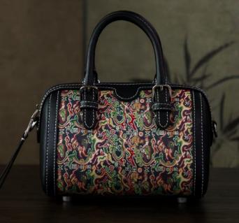 盛唐婧| 梦锦手提包-黑色 商品图0