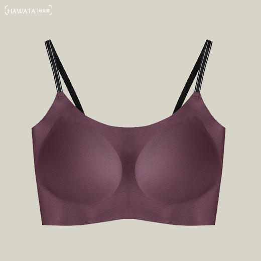 哈瓦塔无痕撞色吊带背心文胸H350145 商品图6