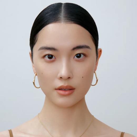 2楼「新品」Fellala/翡拉拉「简奢3.0」熔金大耳圈高级简约风耳饰货号925422101吊牌价699现价629 商品图3