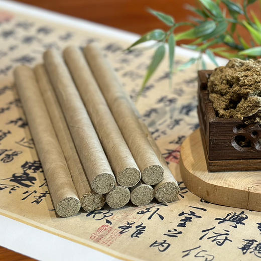三年陈 长艾条艾柱 美容院养生馆艾灸馆诊所专用艾灸条粗中细加粗 商品图5