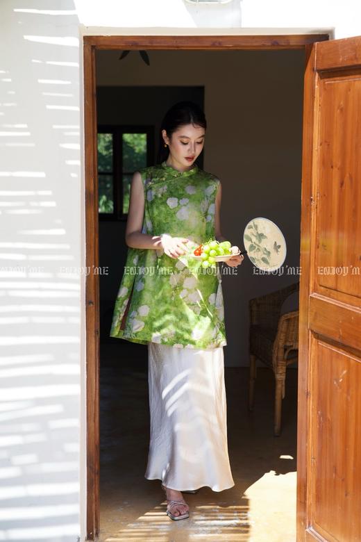 【门店同款】ENJOY夏季云敛-“乐染东方”侧开叉长半裙 163751407 商品图1