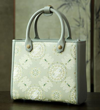 盛唐婧| 芙蓉手提包-浅绿 商品图0