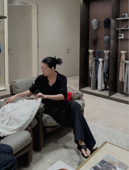 THESOONG"冰感小黑裤"极简珍稀丝弹面料垂坠感休闲裤HWKZ7292 商品图1