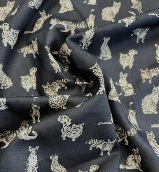 LT280D 动物系列胶囊限定 MEOW 喵星日常 深灰色 猫咪 269元/米 商品图3