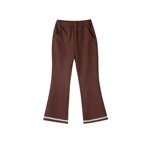 笛莎Deesha 童装女童裤子2025秋新款女童甜美修身喇叭裤 商品图4