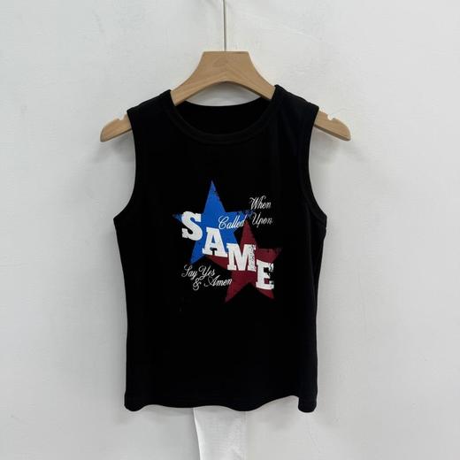 ZC百搭星星图案背心50624（黑白） 秋季 153020010321 商品图2