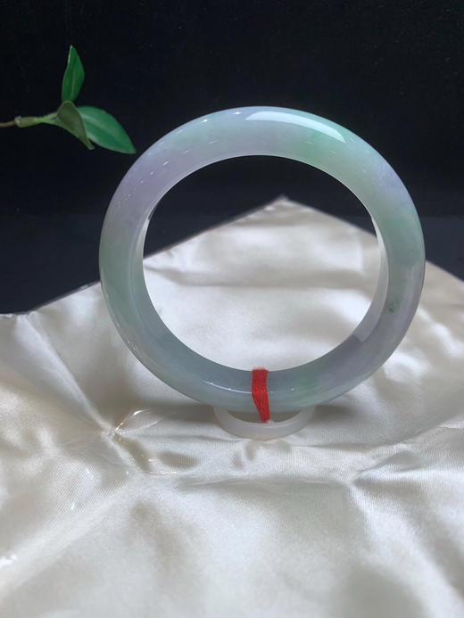 620434，62淡春彩手镯，淡紫罗兰飘清新绿，整体干净清新 商品图1