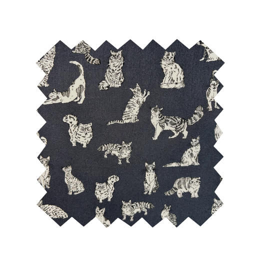 LT280D 动物系列胶囊限定 MEOW 喵星日常 深灰色 猫咪 269元/米 商品图0