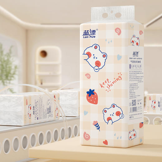 【1包顶5包！萌宠陪伴，气柔触感】蓝漂壁挂式抽纸上线！挂墙即用，8000张超值整箱送挂钩，蓬蓬柔软让肌肤爱上它❤️ 商品图1