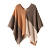 爱马*家镇店宝物！配色太完美！多用途山羊绒大披肩外套女R22540 商品缩略图0