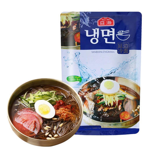 延边荞麦冷面东北朝鲜正宗延吉特产凉面原汤冷面韩式冷面速食6包包邮到家 商品图0