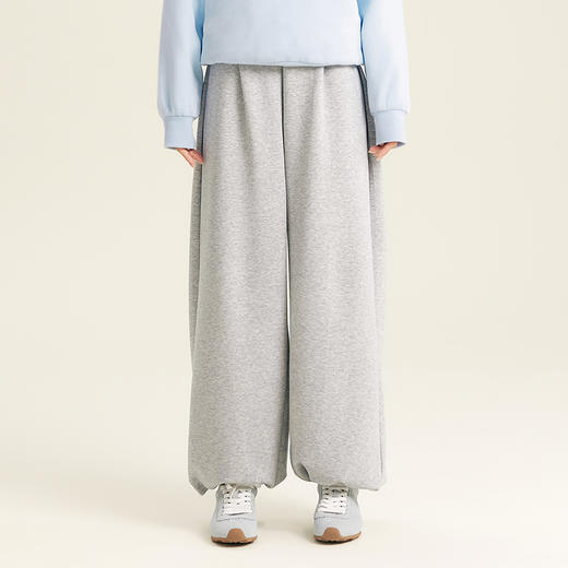 笛莎Deesha青少年女童裤子2025秋季女童长简约慵懒百搭长裤 商品图0