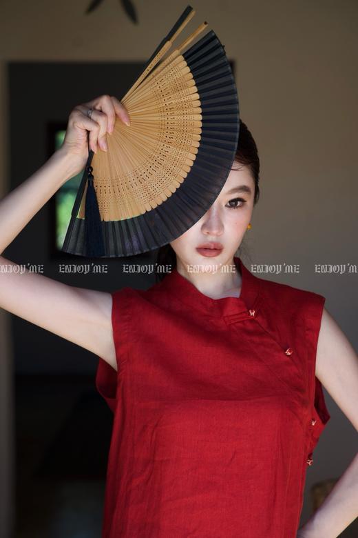 【门店同款】ENJOY夏季云敛-“乐染东方”夕璋云裥国风上衣 163299879 商品图7