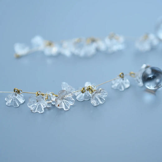 订购8周到｜Monshiro-sankayou-花朵 吊坠 长耳环［日本设计师］ 商品图5