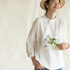 牧衣游原创 汉麻棉净色短外套轻薄质朴禅意宽松百搭文艺开衫 织麦 商品缩略图0