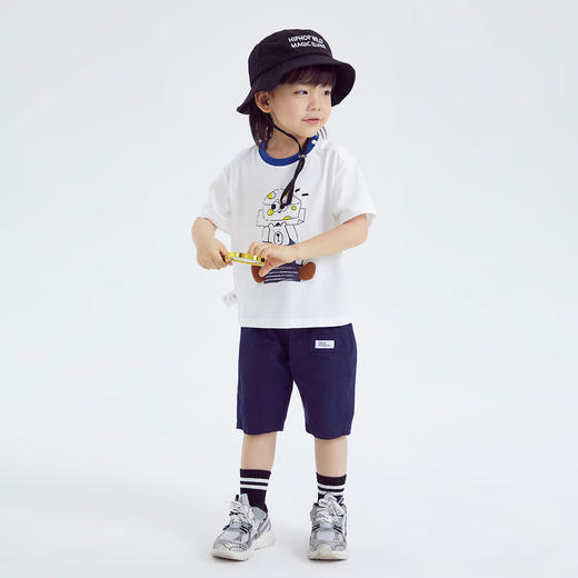 412- 童圆领短袖针织衫 商品图2