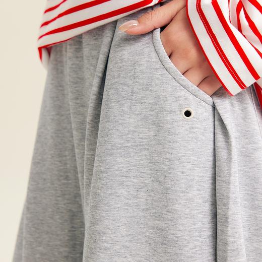 笛莎Deesha青少年女童裤子2025秋季女童长简约慵懒百搭长裤 商品图9