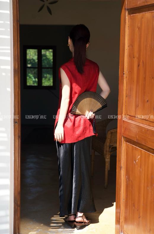 【门店同款】ENJOY夏季云敛-“乐染东方”夕璋云裥国风上衣 163299879 商品图6