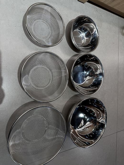 下村不锈钢带滤网套盆（六件套） 商品图4