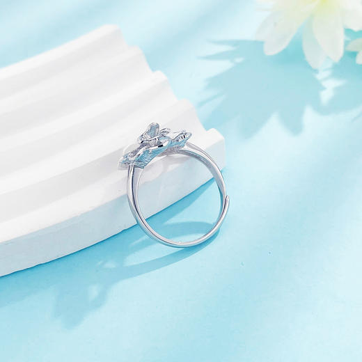 【限时8.8折】【线上铂金馆】PT950 铂金实心活口戒指七彩工艺孔雀花篮戒夸张女戒(PTJZ00053)预售产品下单后不退款不退货不换货不补差价) 商品图2