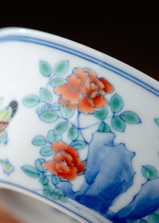 富玉窑  茶杯景德镇柴窑斗彩手绘鸡缸杯主人杯个人专用高档礼盒送礼 商品图4