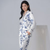 【3F】安莉芳棉麻蝴蝶印花可外穿家居服套装EL00888 商品缩略图2