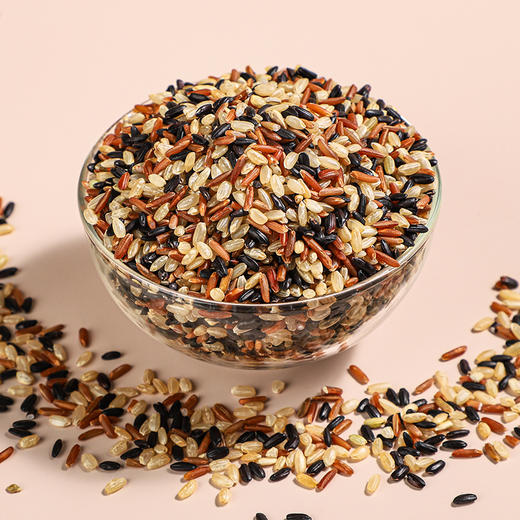 袋鼠小布山西粗粮红黑白三色糙米 450g/袋 商品图1