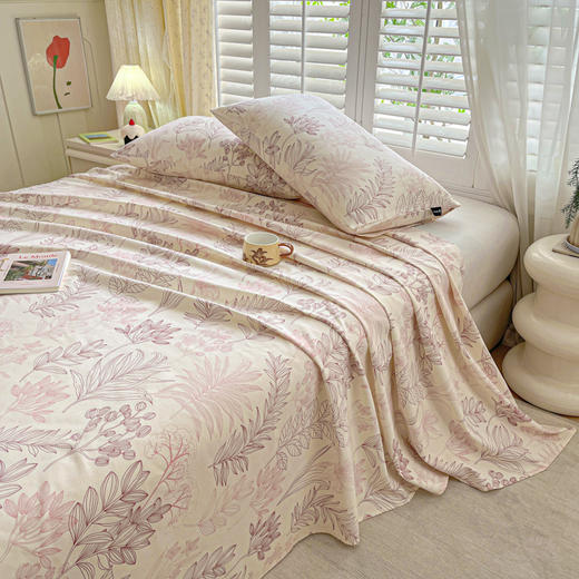 【品牌直发】加倍生活 新款A类全棉老粗布床单/床笠三件套 四季可用纯棉枕套 新疆长绒棉 7A抗菌防螨 可水洗机洗 商品图2