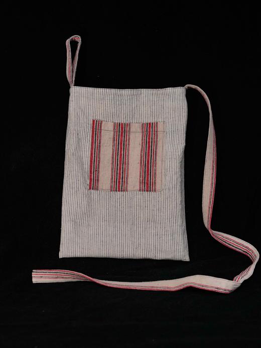 回声Echos/撞色条纹斜挎帆布包【可双面背】 商品图1