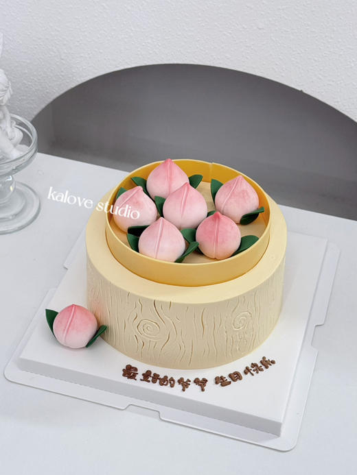 寿桃长辈祝寿蛋糕 商品图0