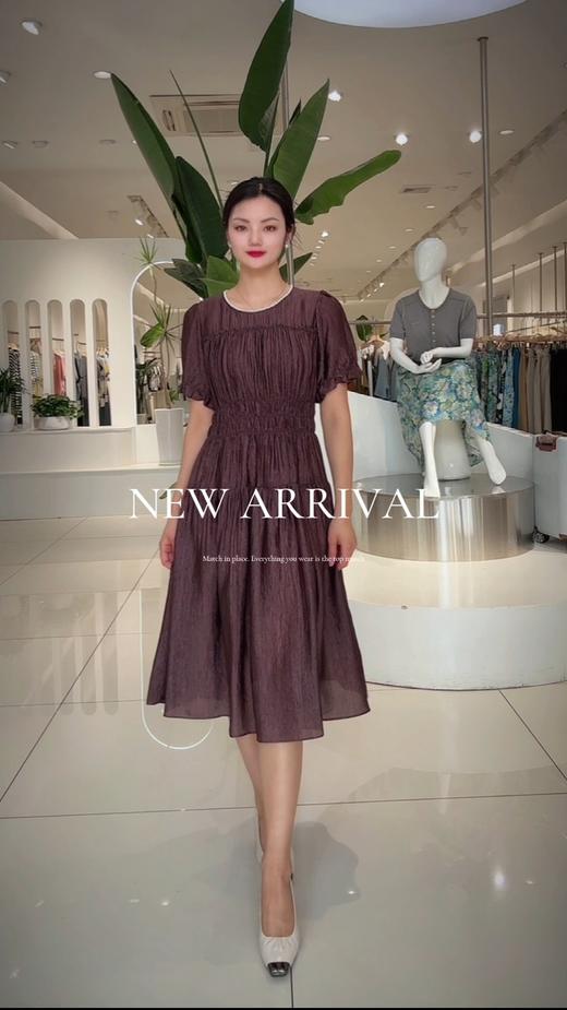 54L610天丝收腰连衣裙 商品图1