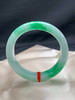 620446，62圈口，细糯飘绿正圈平安镯，飘几抹阳绿色，底子细腻 商品缩略图0