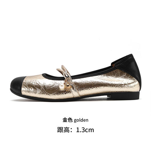 品质好货|Safiya/索菲娅2025夏平底舒适羊里羊垫浅口玛丽珍鞋SFD2111716 商品图9