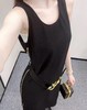 D070827后背拉链开衩设计腰带无袖连衣裙 商品缩略图12