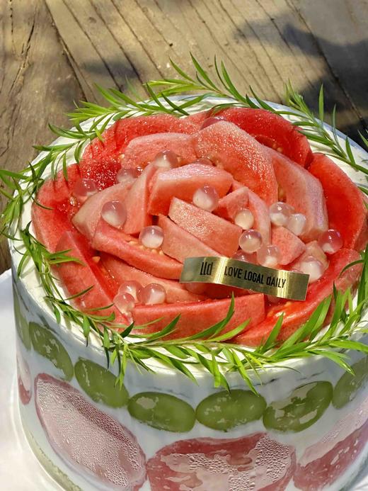 羽衣甘蓝青提芭乐【内陷青提、芭乐】·奶油蛋糕 商品图1