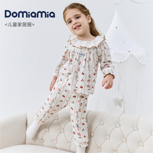 Domiamia针织花边领家居服套装 商品图0