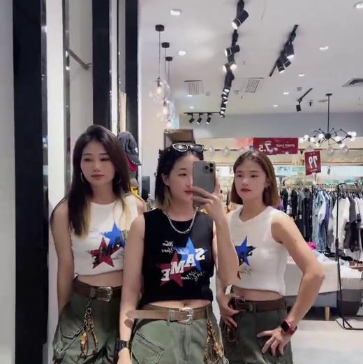 ZC百搭星星图案背心50624（黑白） 秋季 153020010321 商品图0