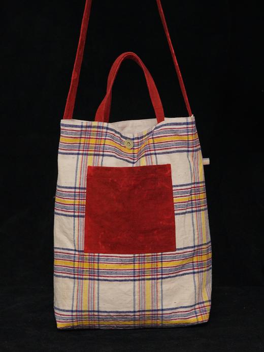 回声Echos/波点撞色帆布包【可双面背】 商品图1