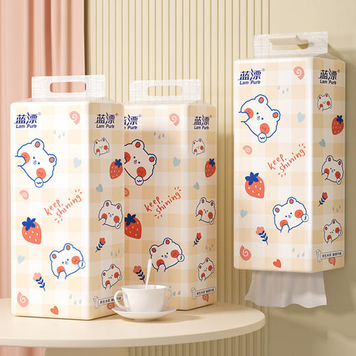 【1包顶5包！萌宠陪伴，气柔触感】蓝漂壁挂式抽纸上线！挂墙即用，8000张超值整箱送挂钩，蓬蓬柔软让肌肤爱上它❤️ 商品图8