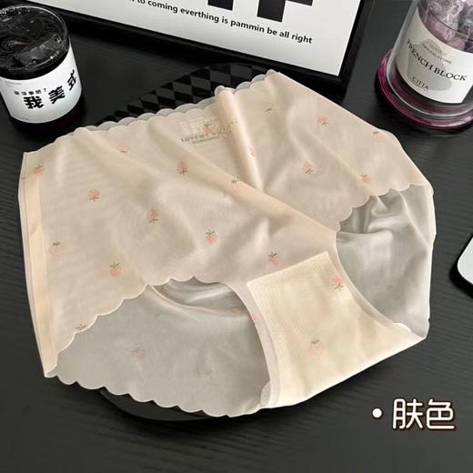 【GZ】无忧购6条装超薄冰丝甜美草莓印花裸感面膜裤（截单后3-5天发货) 商品图7