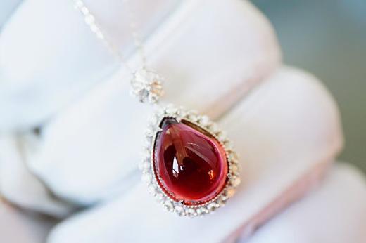 14.3ct素素面碧玺吊坠 商品图0